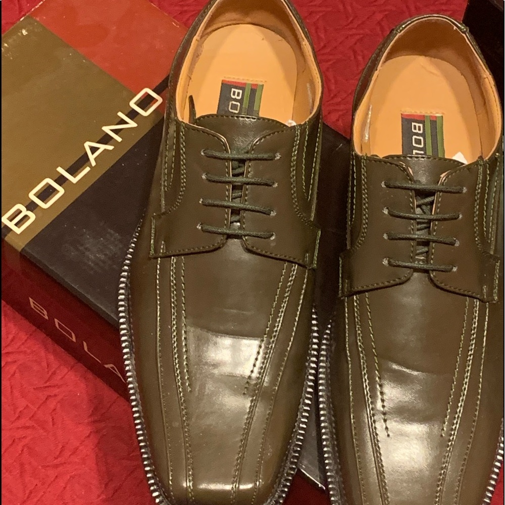 Men’s Olive Green Bolano Dress Shoe